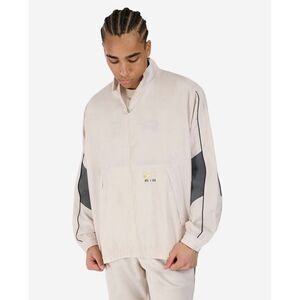 ✅Nike Men's Woven  Khaki Tan Brown Track Jacket  sz L